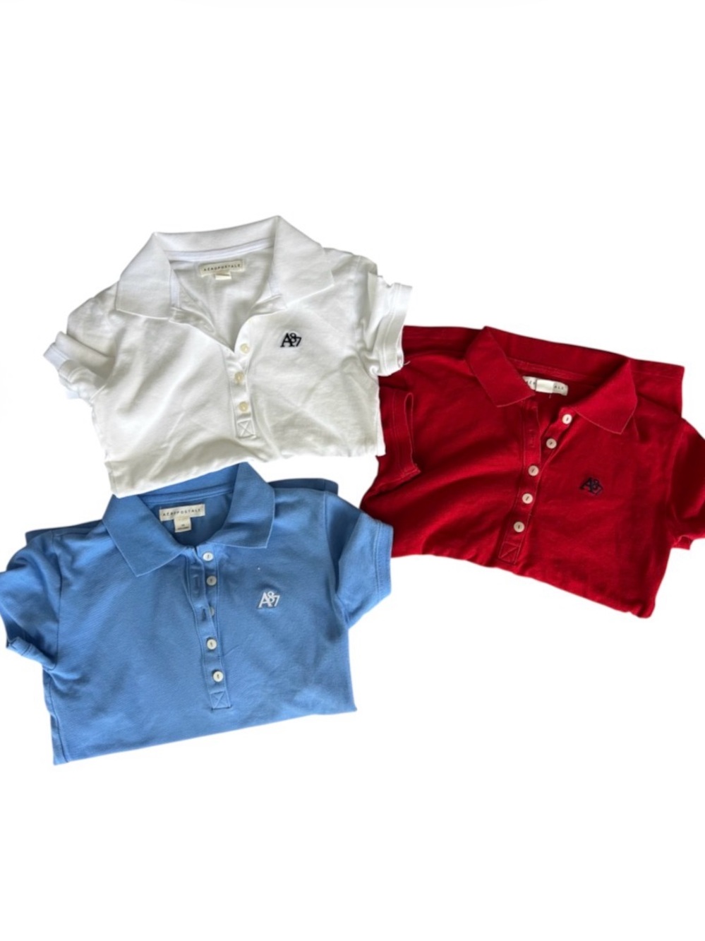 3 Aeropostale Polo Shirts size XS